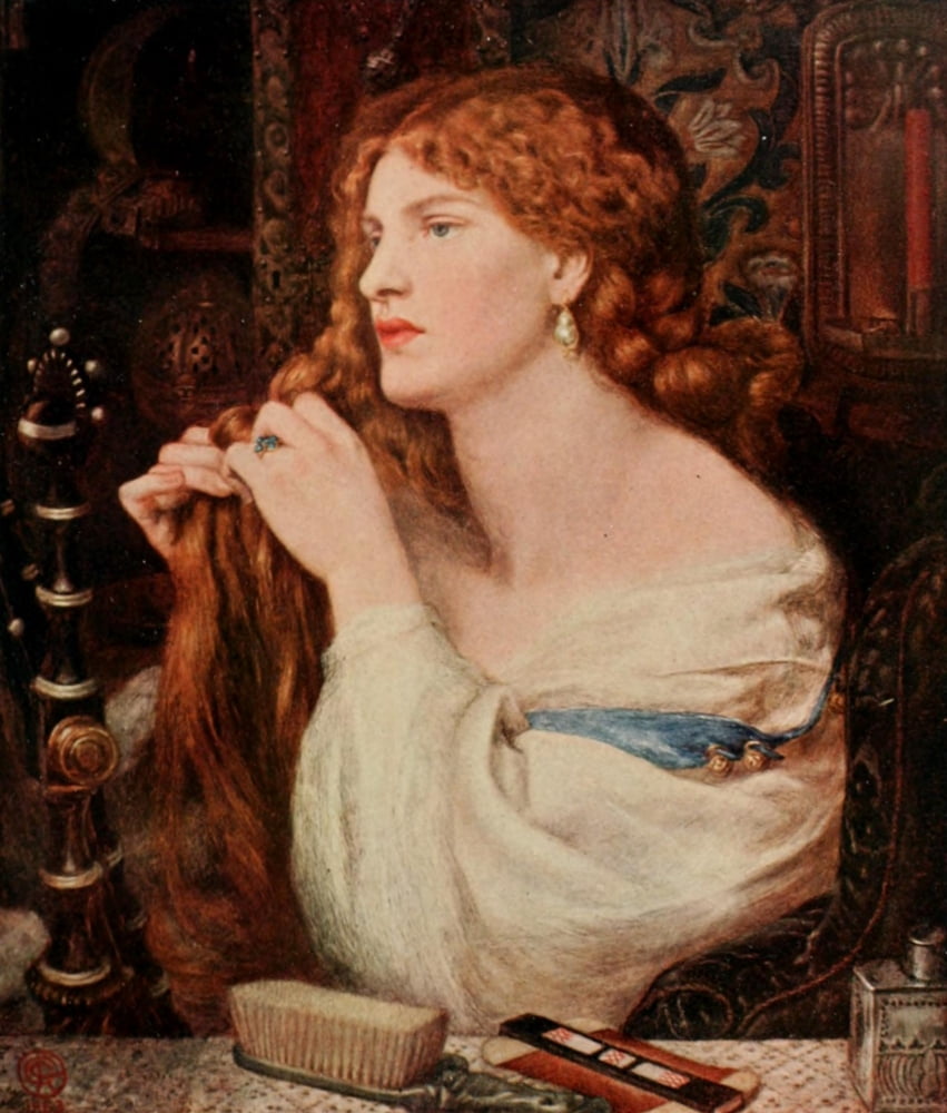 Posterazzi The International Studio 1917 Fazios Mistress Canvas Art - DG Rossetti (24 x 36)