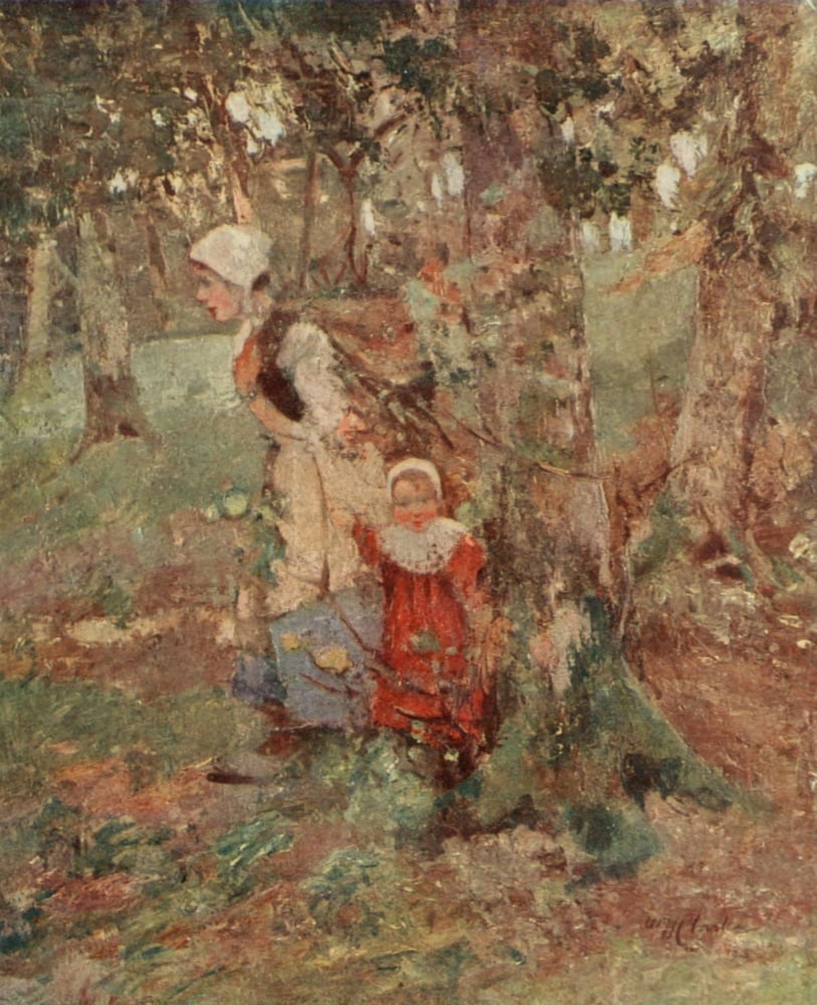 Posterazzi The International Studio 1917 The Edge of the Wood Canvas Art - William Hanna Clarke (24 x 36)