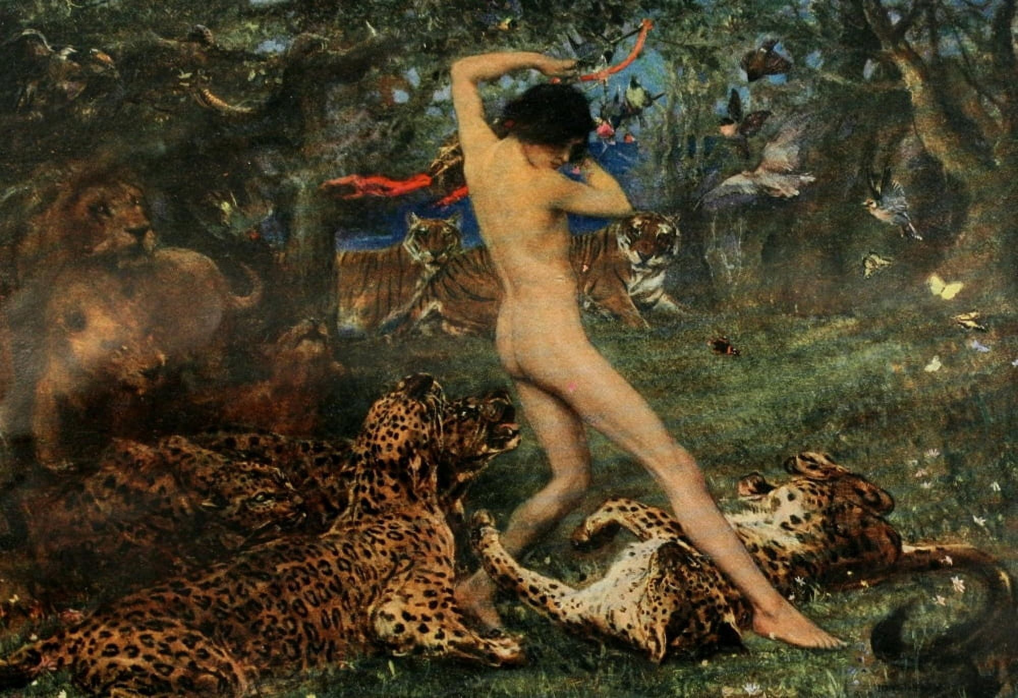 Posterazzi The International Studio 1918 Orpheus Canvas Art - John Macallan Swan (24 x 36)