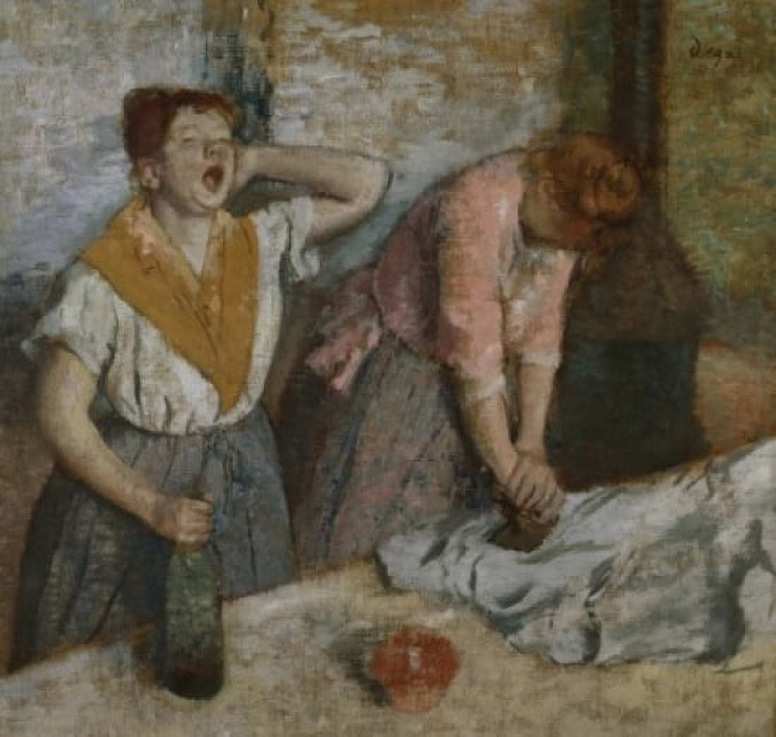 Posterazzi The Ironers 1884 Edgar Degas (1834-1917French) Musee dOrsay Paris Canvas Art - Edgar Degas (24 x 36)