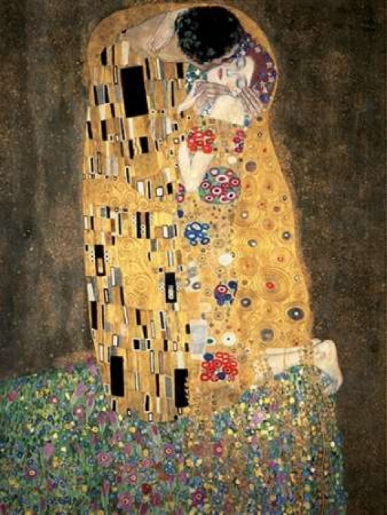 Posterazzi The Kiss Canvas Art - Gustav Klimt (22 x 28)
