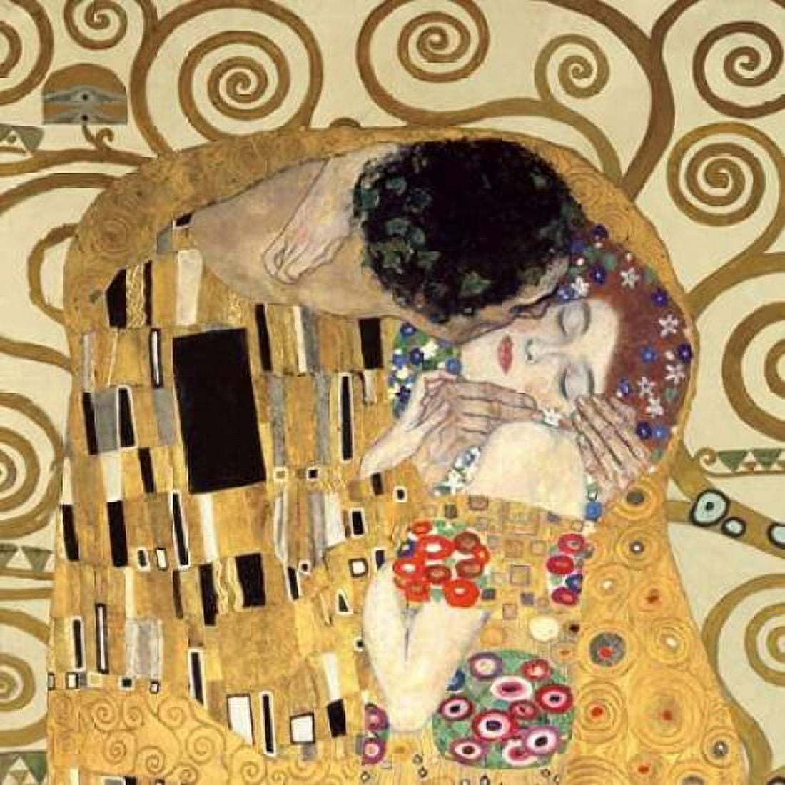 Posterazzi The Kiss Canvas Art - Gustav Klimt (24 x 24)
