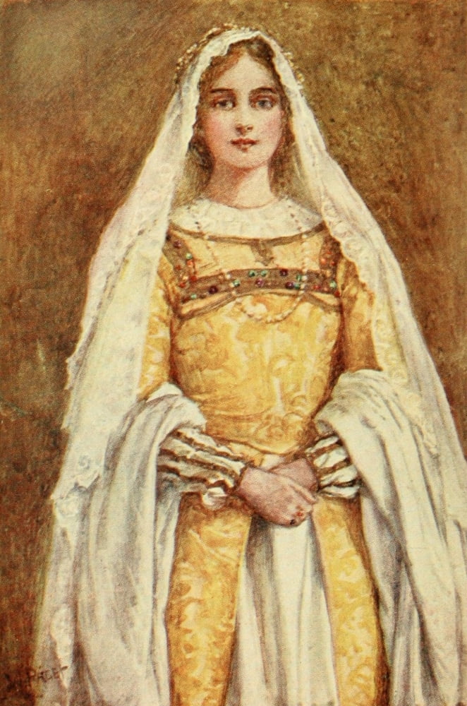 Posterazzi The Lady of Blossholme 1909 Lady of Blossholme Canvas Art - Walter Paget (24 x 36)