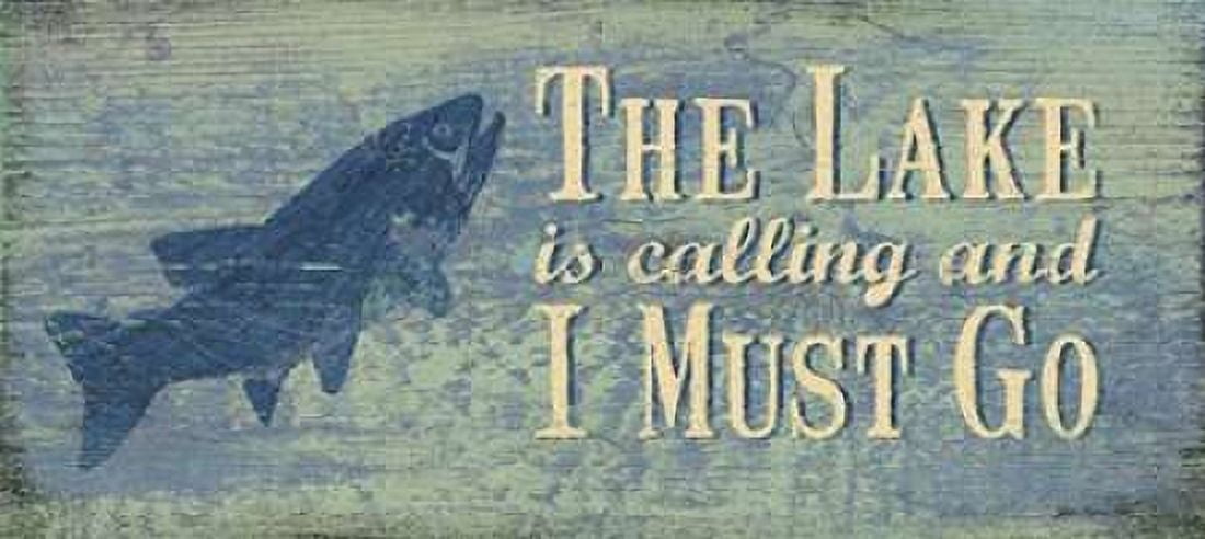 Posterazzi The Lake Canvas Art - Jo Moulton (10 x 20)