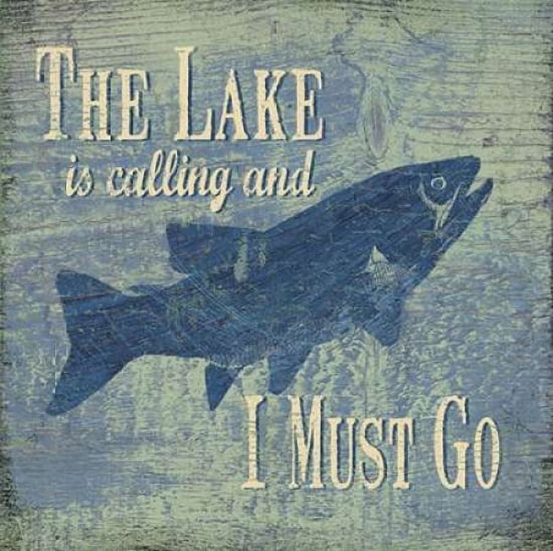 Posterazzi The Lake Canvas Art - Jo Moulton (24 x 24)