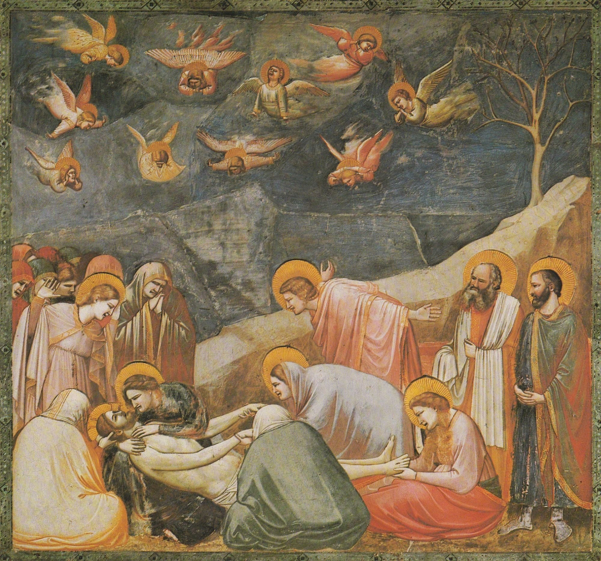 Posterazzi The Lamentation Canvas Art - Giotto (24 x 36)