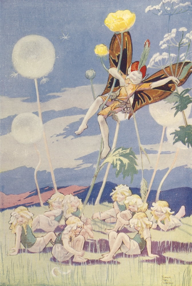 Posterazzi The Land where Stories Grow 1929 I am not a bit tired Canvas Art - Florence M Anderson (24 x 36)