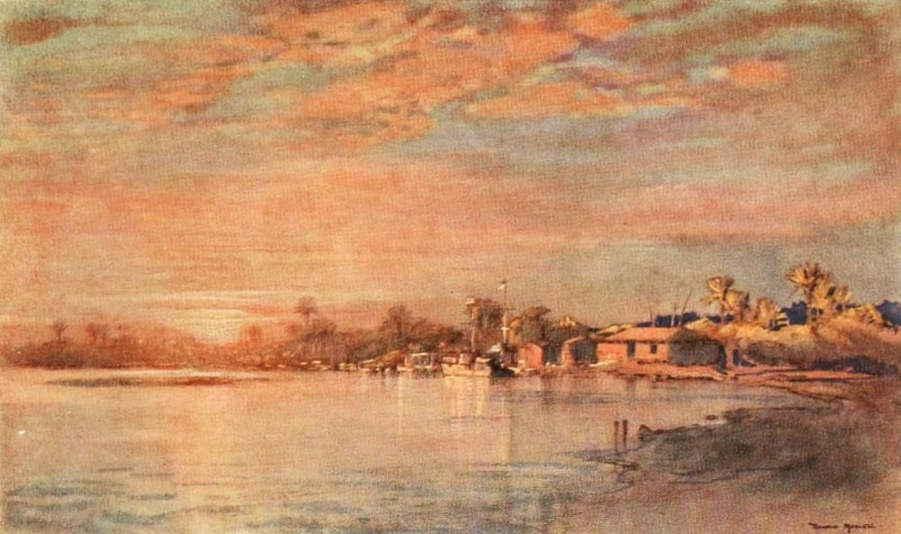 Posterazzi The Last Crusade 1920 The ML Quay at Ismailia Canvas Art - Donald Maxwell (24 x 36)