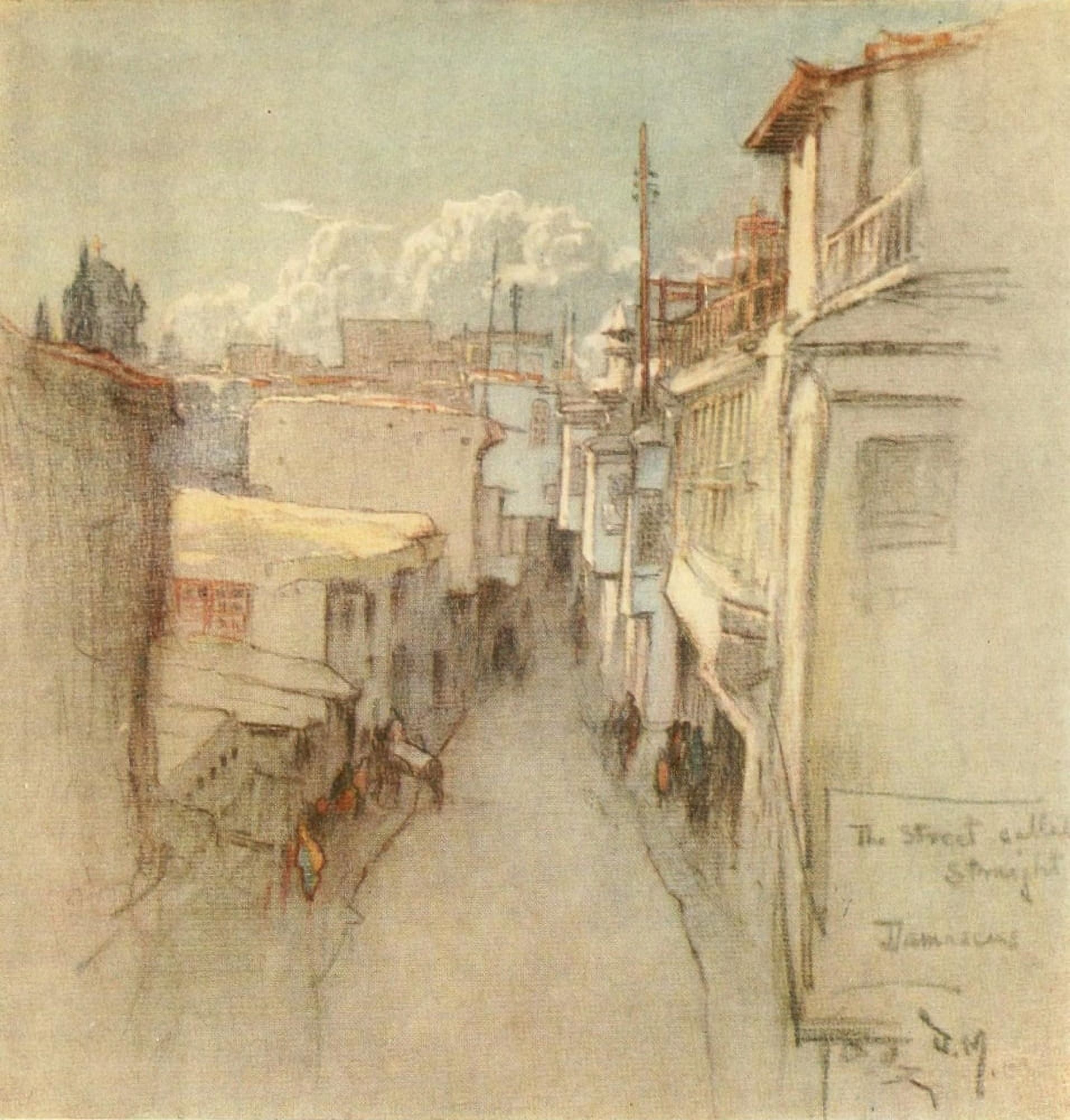 Posterazzi The Last Crusade 1920 The Street which is called Straight Canvas Art - Donald Maxwell (24 x 36)