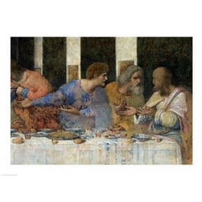 Posterazzi The Last Supper Post Restoration Poster Print by Leonardo Da Vinci - 24 x 18 in.