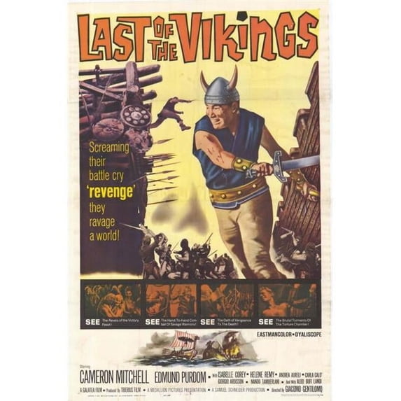 Posterazzi The Last of the Vikings Movie Poster - 27 x 40 in.