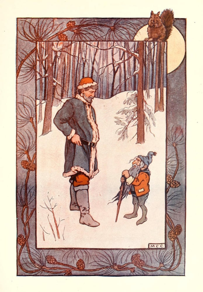 Posterazzi The Life and Adventures of Santa Claus 1902 Snowy woods Canvas Art - Mary Cowles Clark (24 x 36)