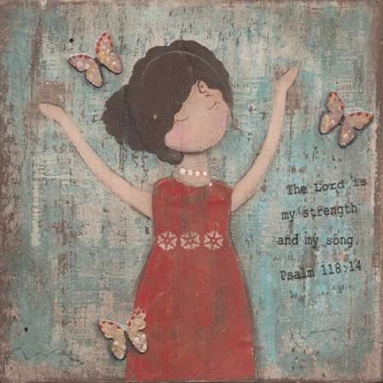 Posterazzi The Lord Is Canvas Art - Cassandra Cushman (24 x 24)