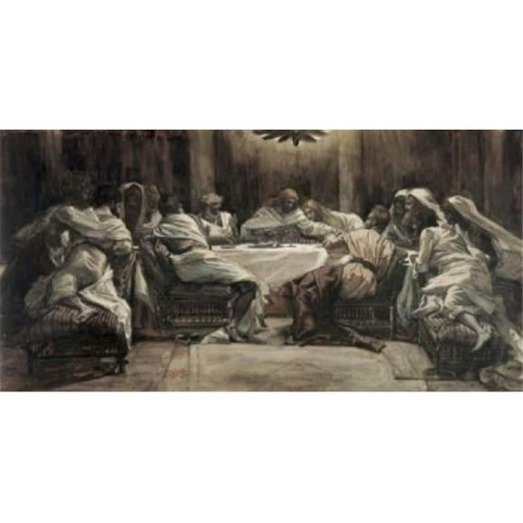 Posterazzi  The Lords Supper James Tissot 1836-1902 French Poster Print - 18 x 24 in.