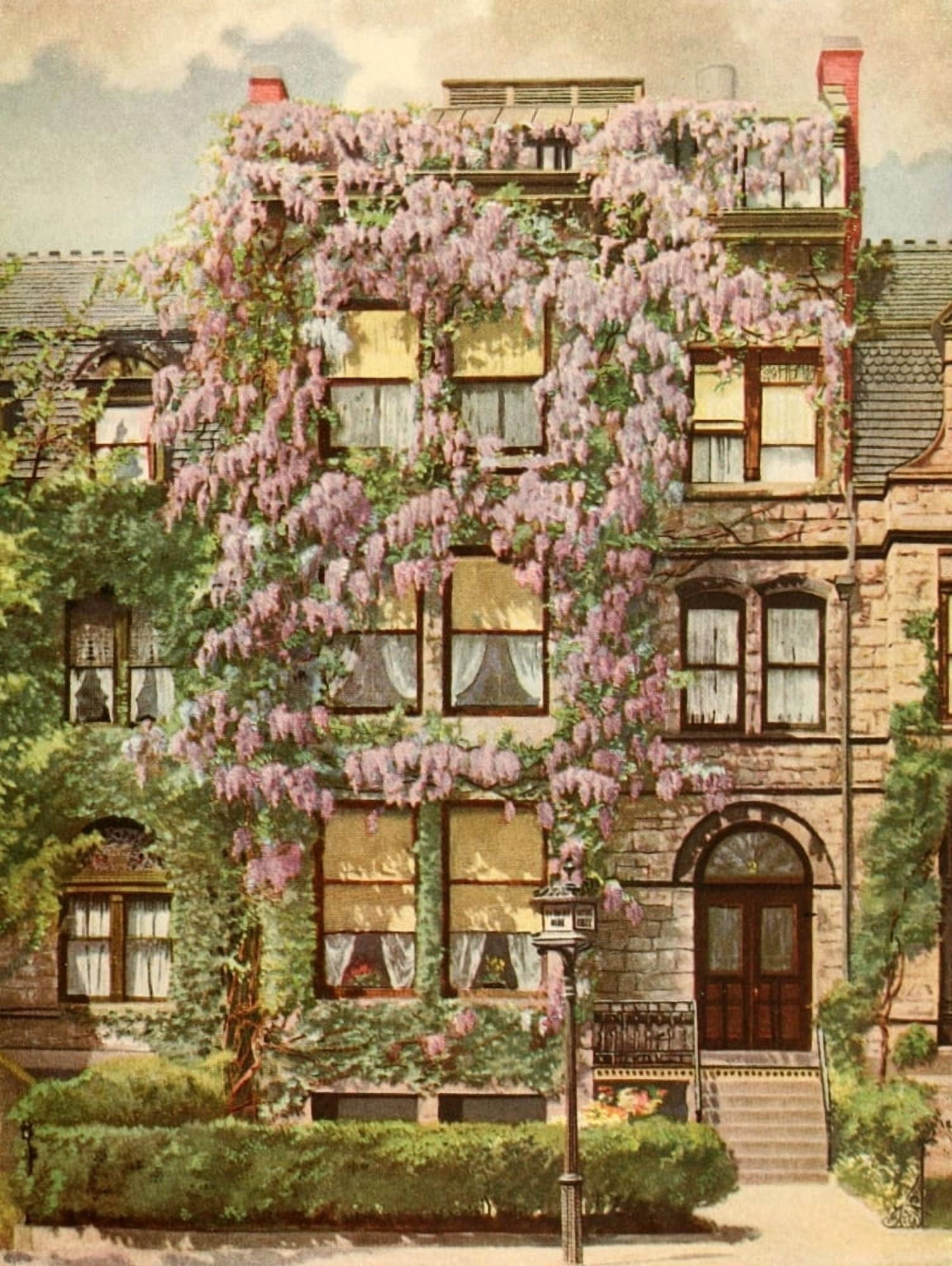 Posterazzi The Lure of Washington 1920 Home of General Anson Mills on Dupont Circle Canvas Art - Unknown (24 x 36)