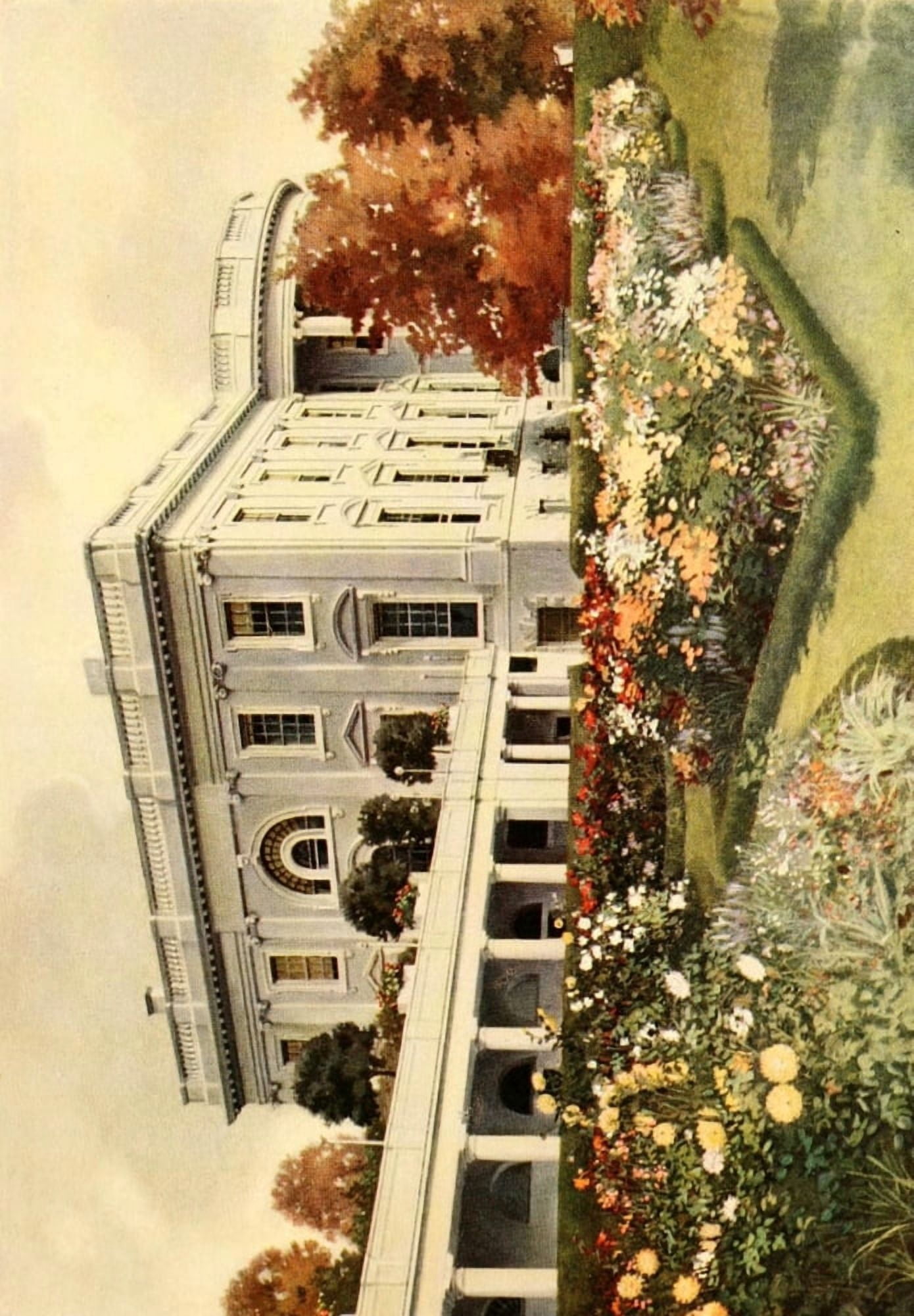 Posterazzi The Lure of Washington 1920 North Front of the White House Canvas Art - Unknown (24 x 36)