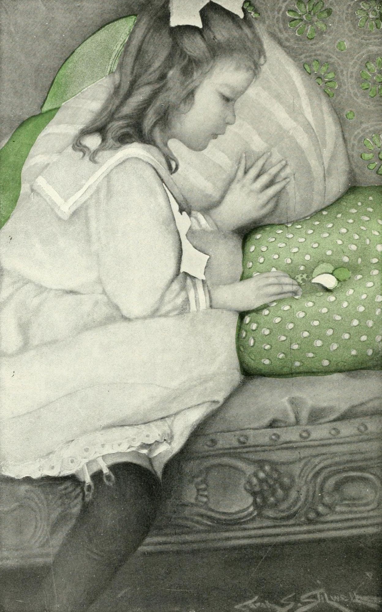 Posterazzi The Luxury of Children 1904 Easter-time Canvas Art - Sarah S Stilwell (24 x 36)