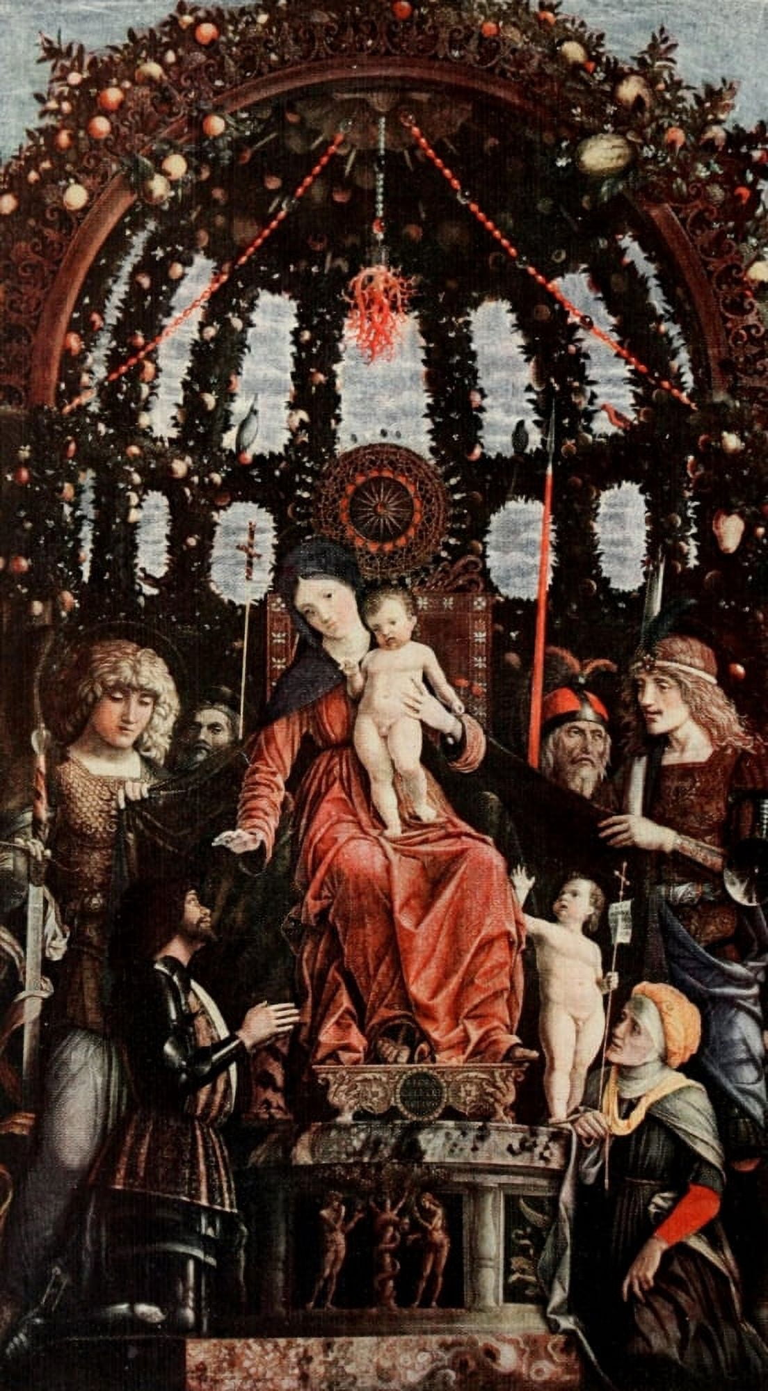 Posterazzi The Madonna della Vittoria Canvas Art - Andrea Mantegna (24 x 36)