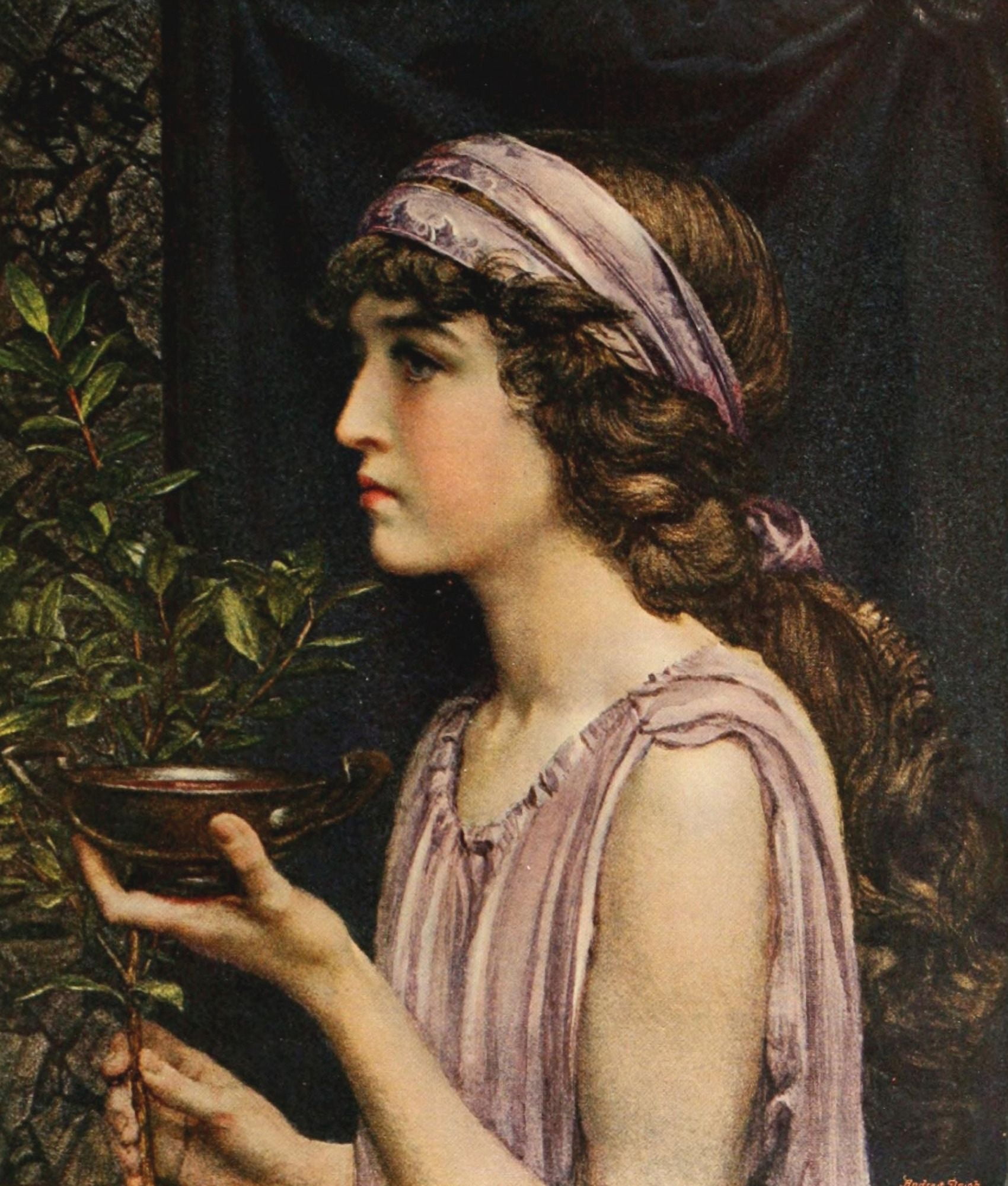 Posterazzi The Magazine of Art 1898 The Offering Canvas Art - Edward J Poynter (24 x 36)