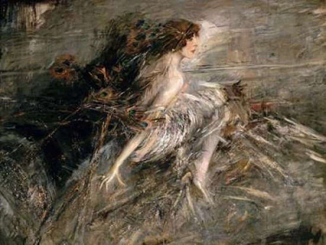 Posterazzi The Marchesa Luisa Casati Canvas Art - Giovanni Boldini (22 x 28)