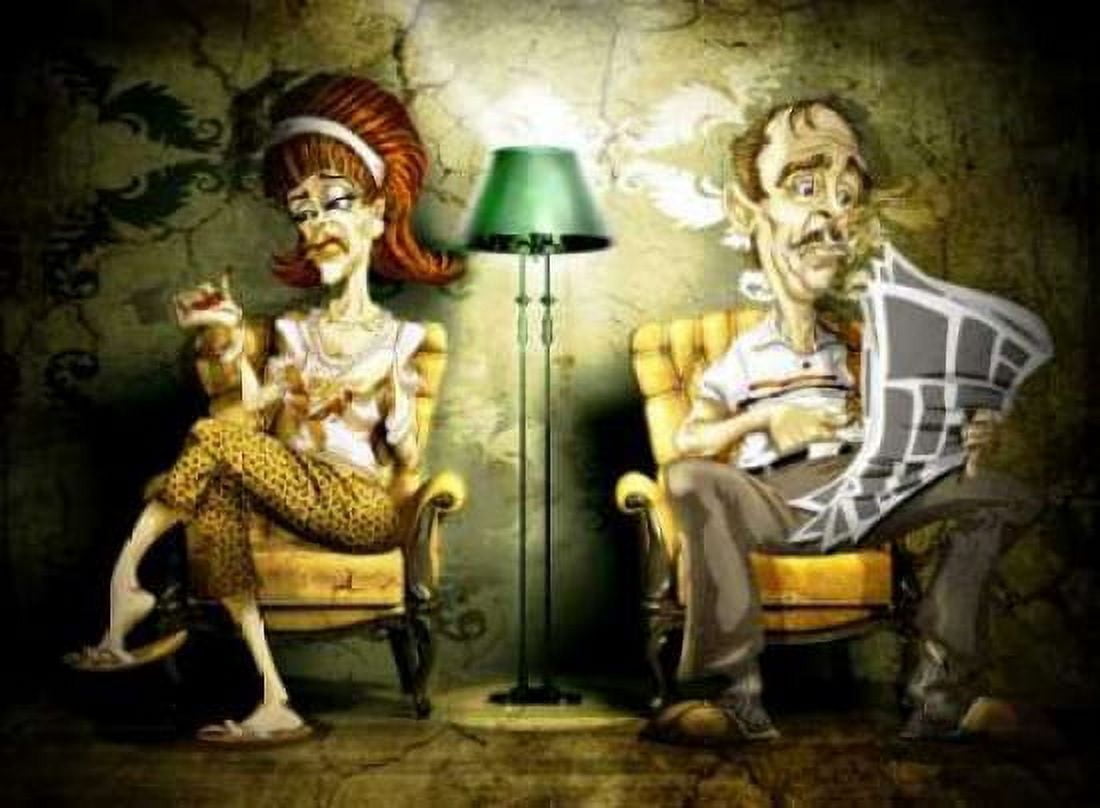 Posterazzi The Marriage Canvas Art - A - Perez Alvez (18 x 24)