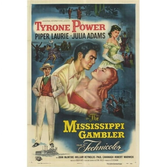 Posterazzi The Mississippi Gambler Movie Poster - 27 x 40 in.