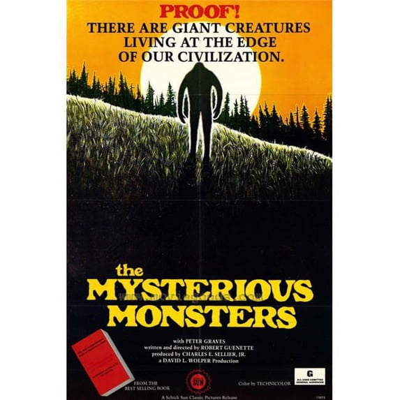 Posterazzi MOVGH8302 The Mysterious Monsters Movie Poster - 27 x 40 in.