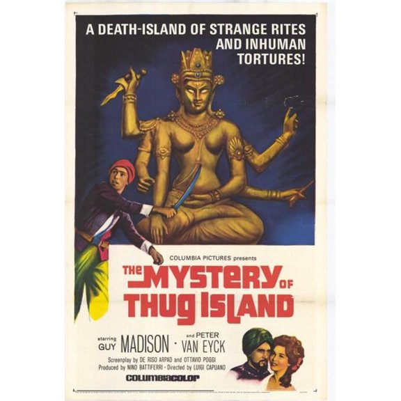 Posterazzi The Mystery of Thug Island Movie Poster