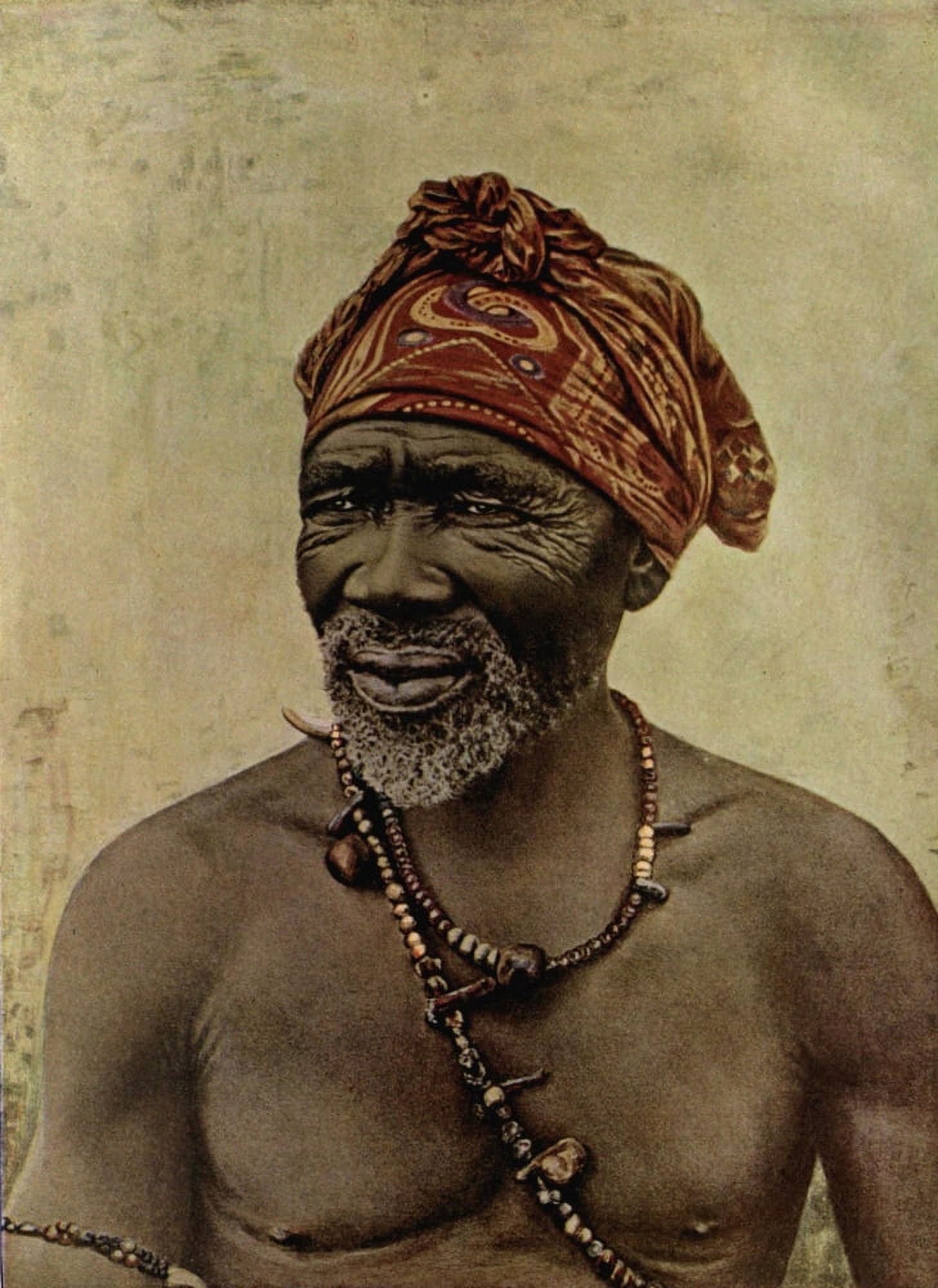 Posterazzi The Peoples Natural History 1903 A South African medicine man Canvas Art - Unknown (24 x 36)