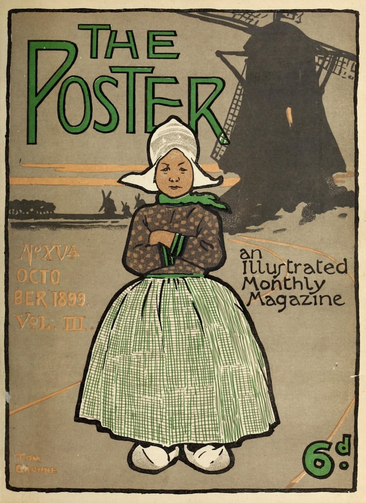 Posterazzi The Poster 1899 Dutch cover Canvas Art - Tom Browne (24 x 36)