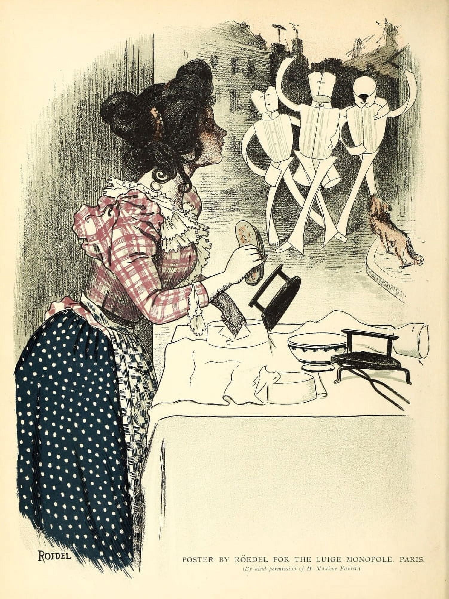 Posterazzi The Poster 1899 Luige Monopole Paris Canvas Art - Auguste Roedel (24 x 36)