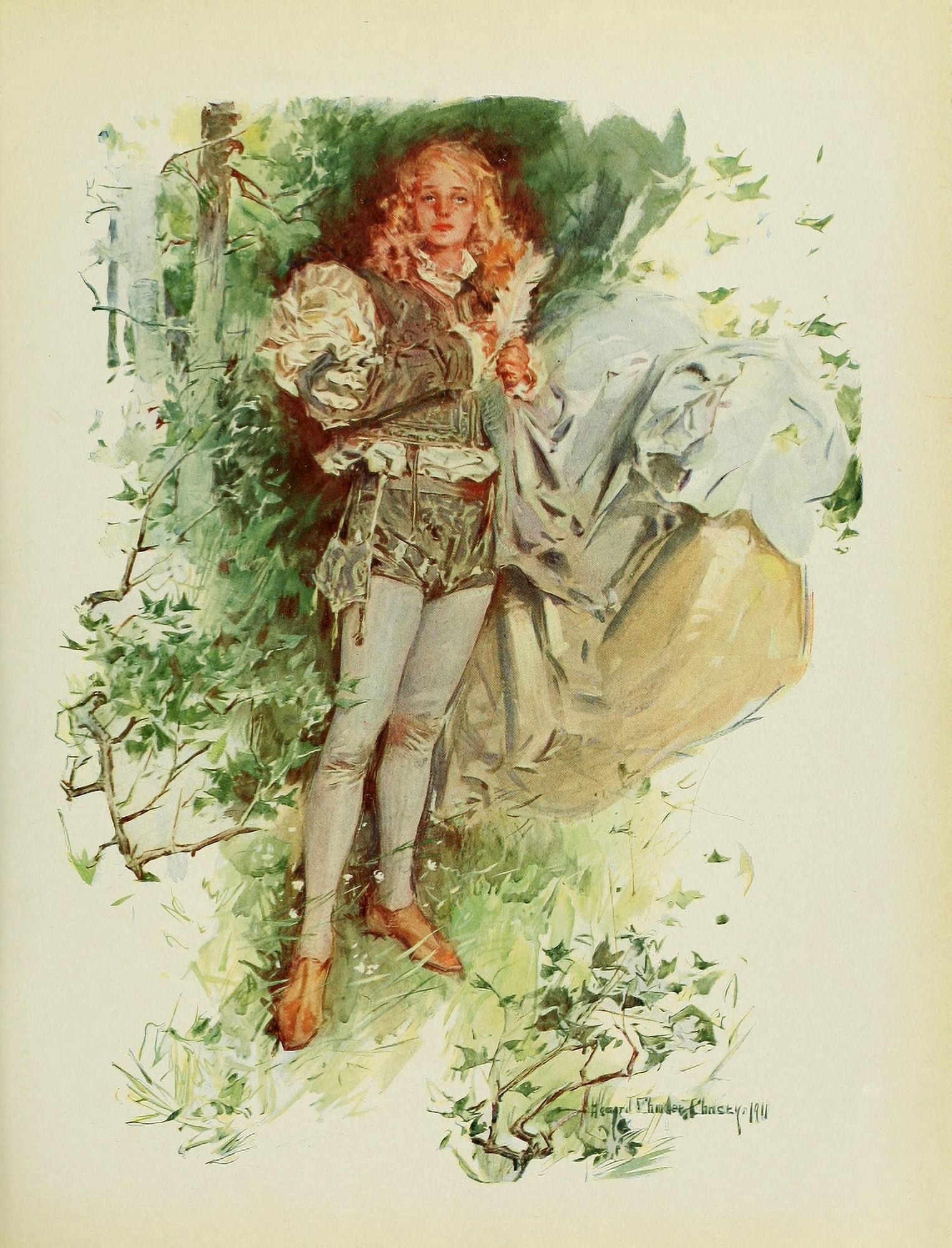 Posterazzi The Princess 1911 Prince Canvas Art - Howard Chandler Christy (24 x 36)
