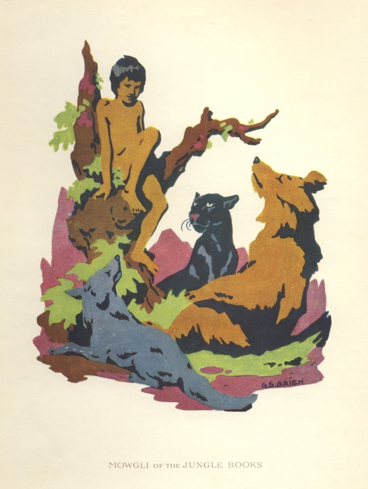 Posterazzi The Prize for Girls and Boys 1920s Child & Wild animals Canvas Art - GS Brien (24 x 36)