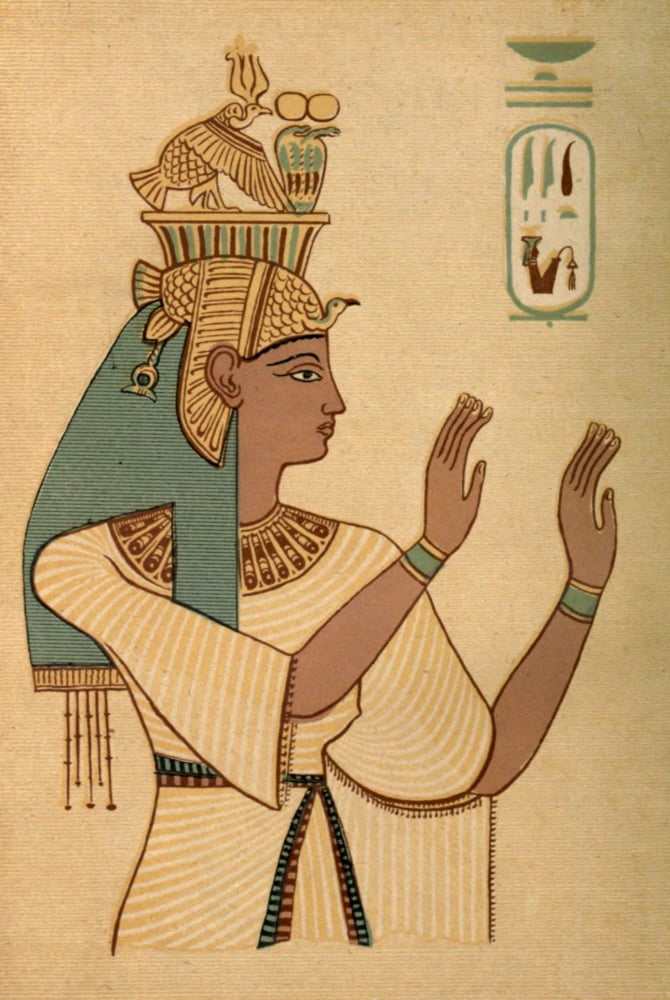 Posterazzi The Queen of Amenhotep III Canvas Art - Vincent Brooks Day Lith (24 x 36)