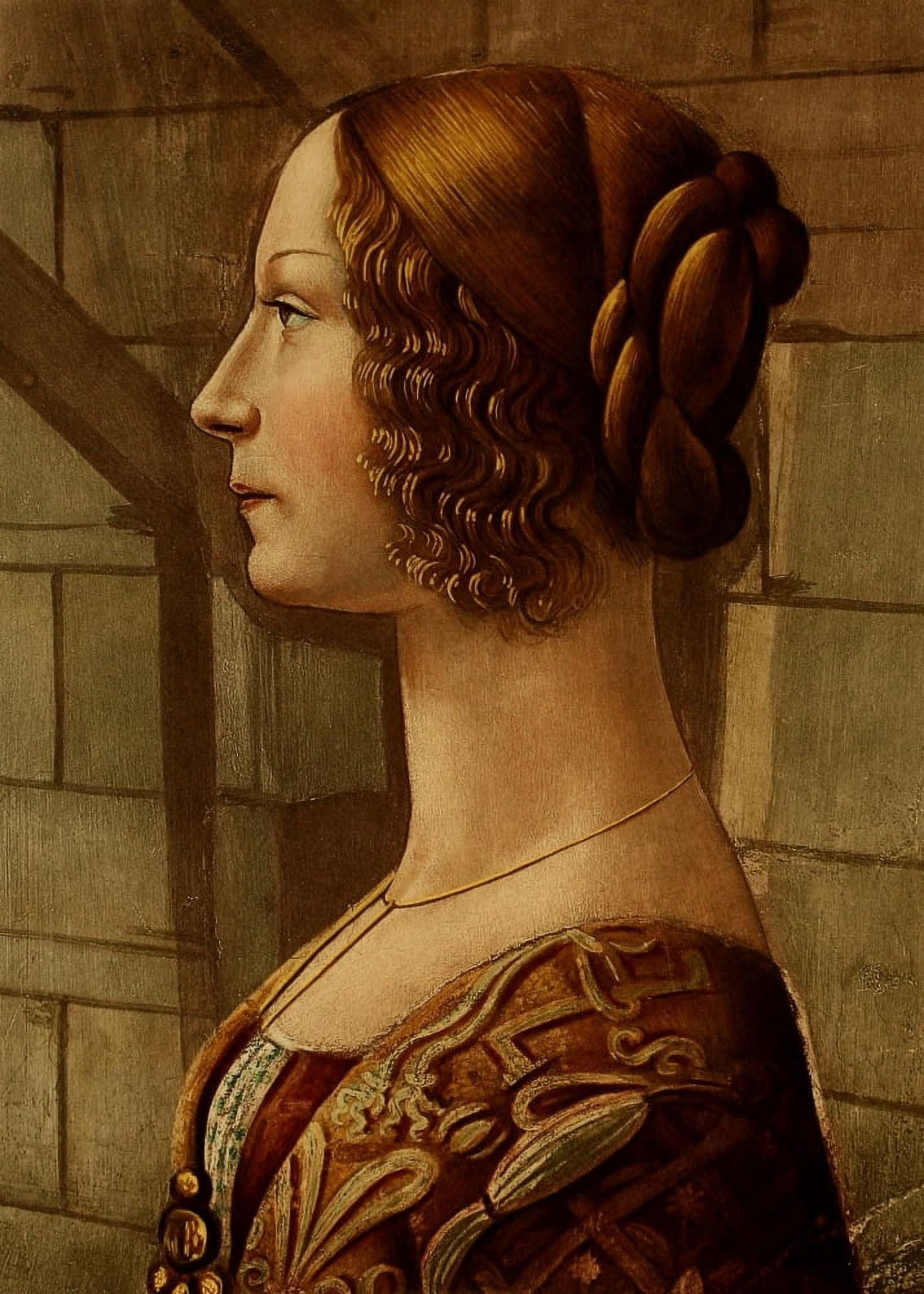 Posterazzi The Renaissance Giovanna Tornabuoni Canvas Art - Domenico Ghirlandaio (24 x 36)