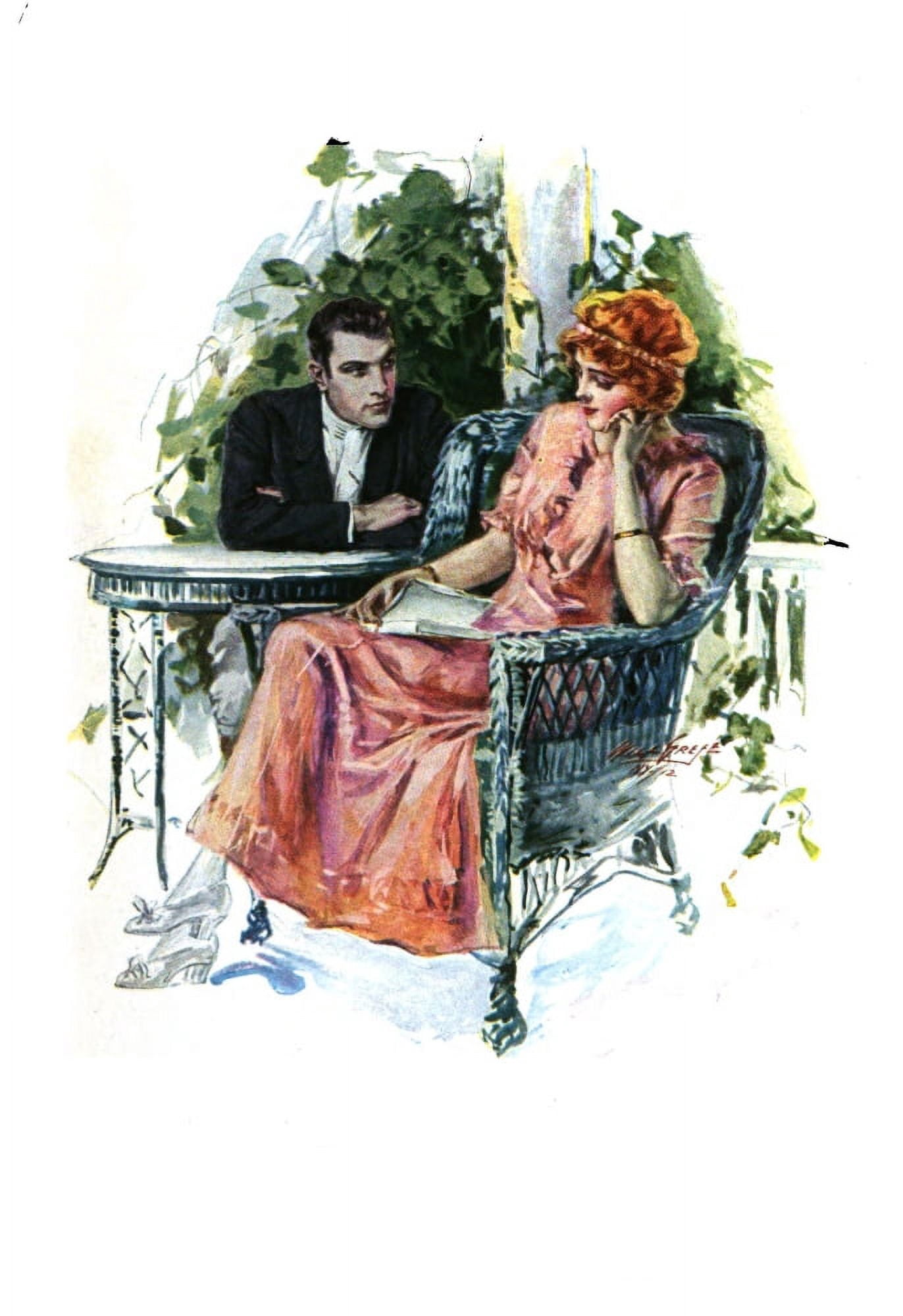 Posterazzi The Rented Earl 1912 Couple Canvas Art - Will Gref (24 x 36)
