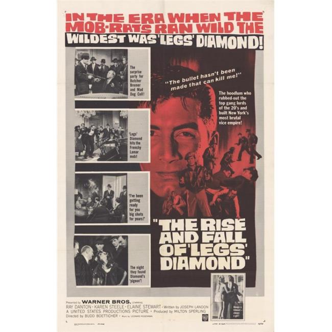 Posterazzi The Rise & Fall of Legs Diamond Movie Poster - 27 x 40 in ...