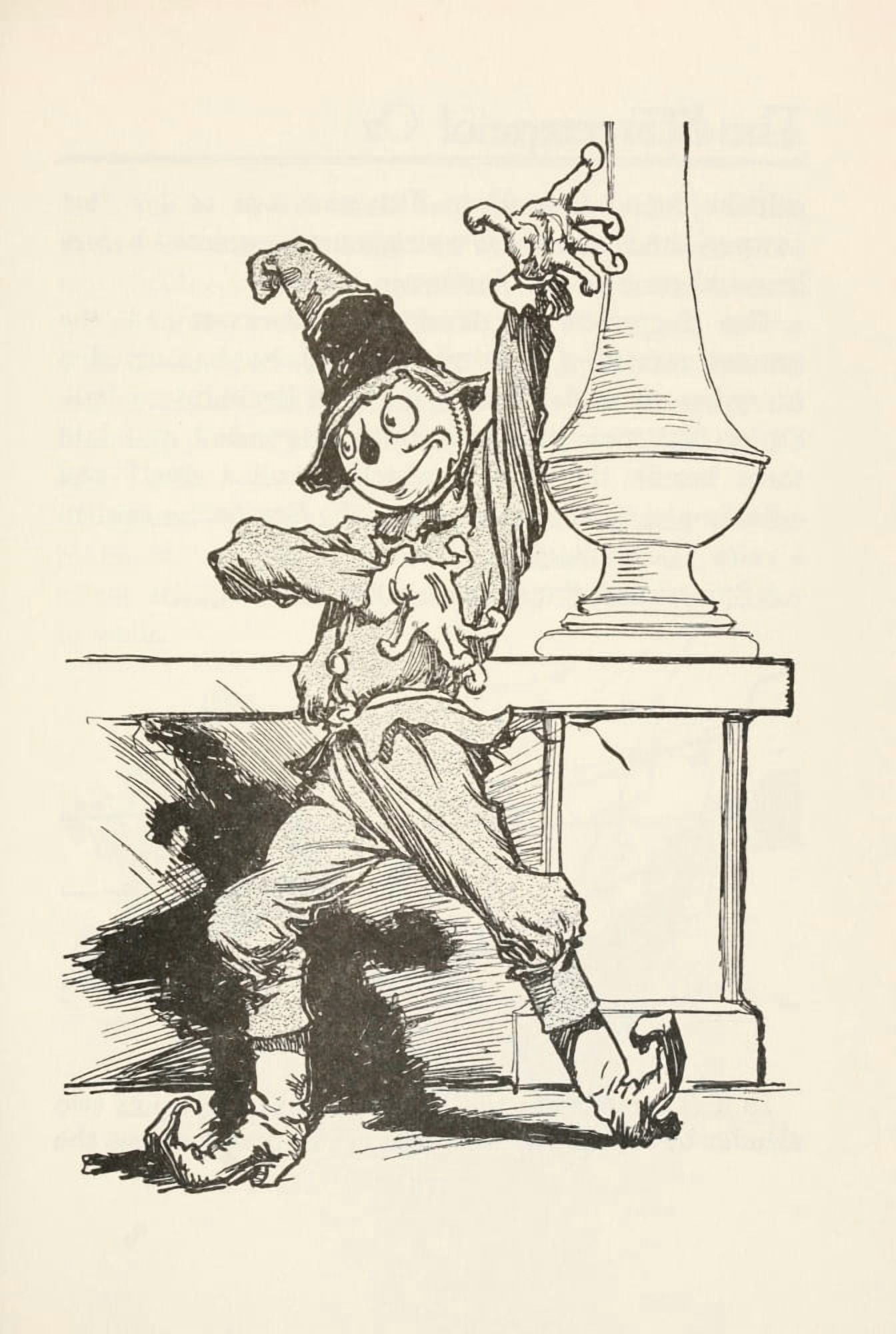Posterazzi The Scarecrow of Oz 1915 Scarecrow 1 Canvas Art - John R Neill (24 x 36)
