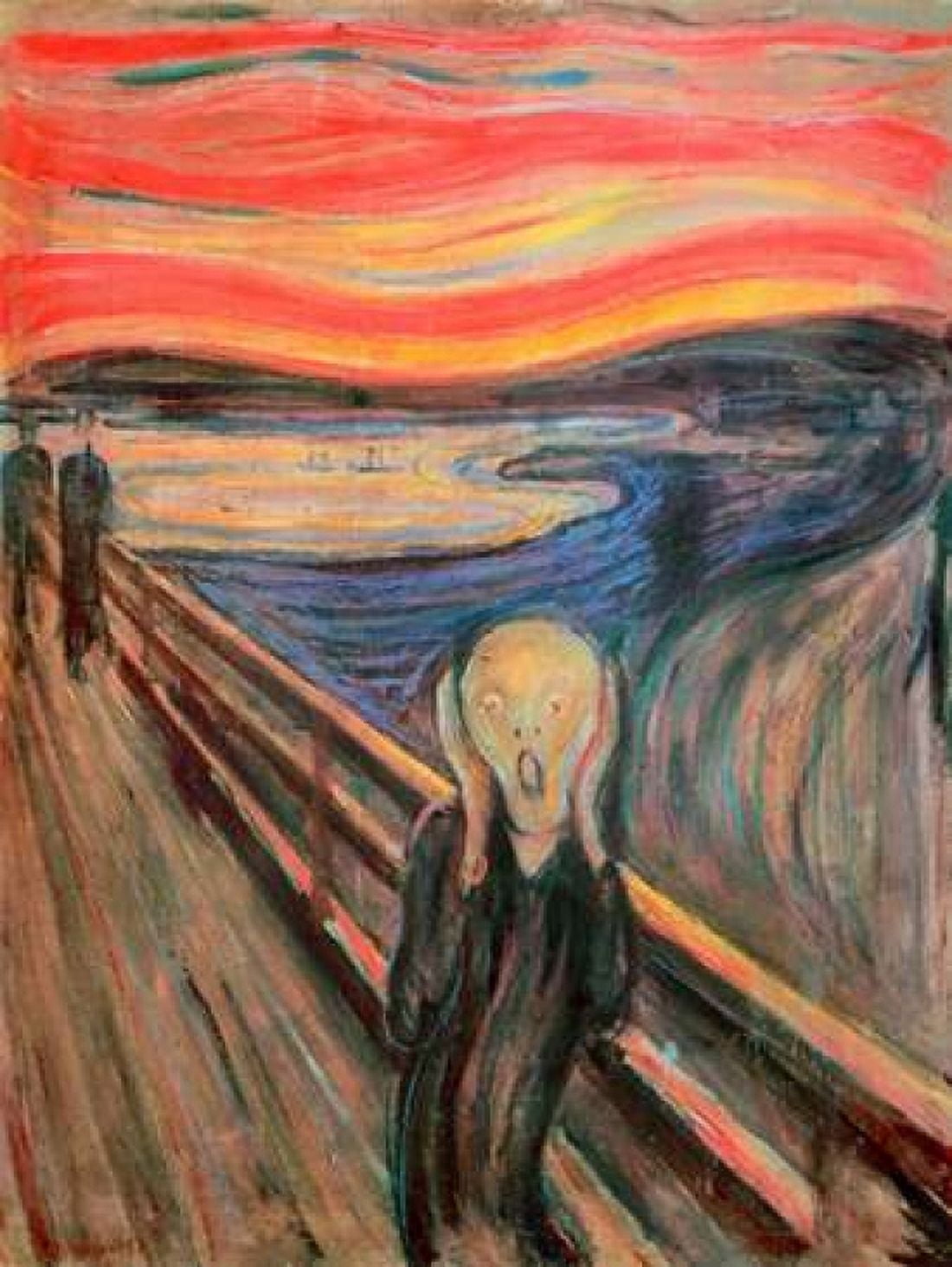 Posterazzi The Scream Canvas Art - Edvard Munch (22 x 28)