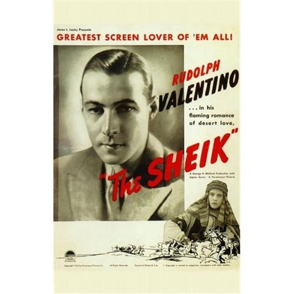 Posterazzi The Sheik Movie Poster - 11 x 17 in.