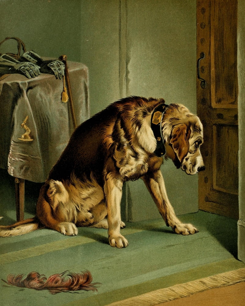 Posterazzi The Shepherds Dog 1870 Suspense Canvas Art - Edwin Landseer (24 x 36)