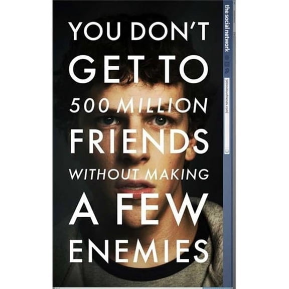 Posterazzi The Social Network Movie Poster - 11 x 17 in.