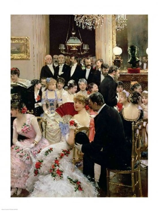 Posterazzi The Soiree Canvas Art - Jean Beraud (24 x 36)