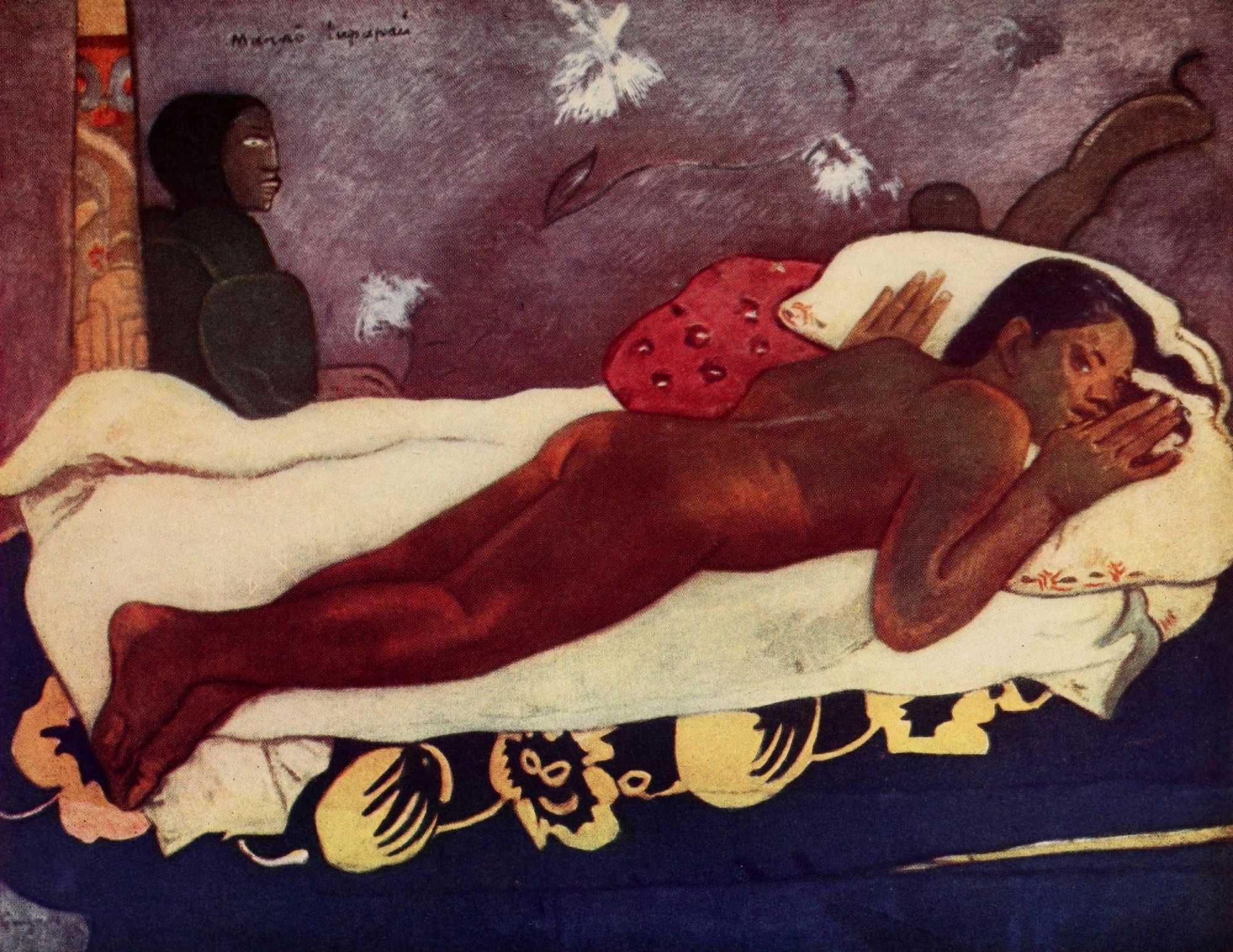 Posterazzi The Sprit of the Dead Watches 1893 Canvas Art - P Gauguin (24 x 36)