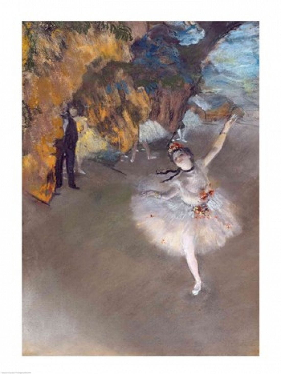 Posterazzi The Star or Dancer on the Stage Canvas Art - Edgar Degas (24 x 36)