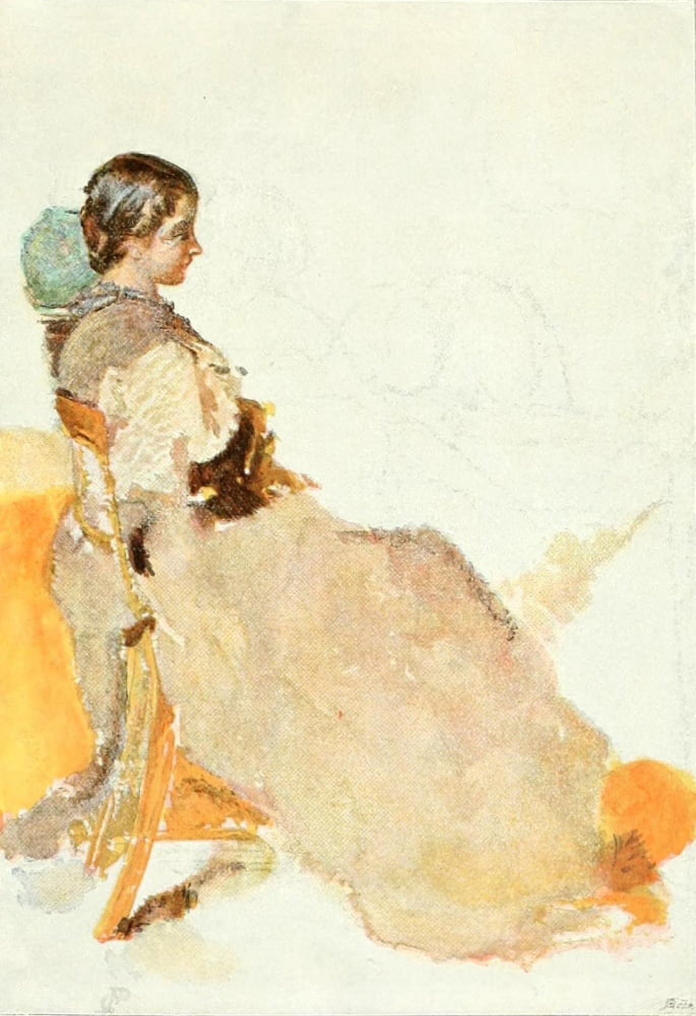 Posterazzi The Studio 1896 Woman Canvas Art - Elizabeth Stanhope-Forbes (24 x 36)