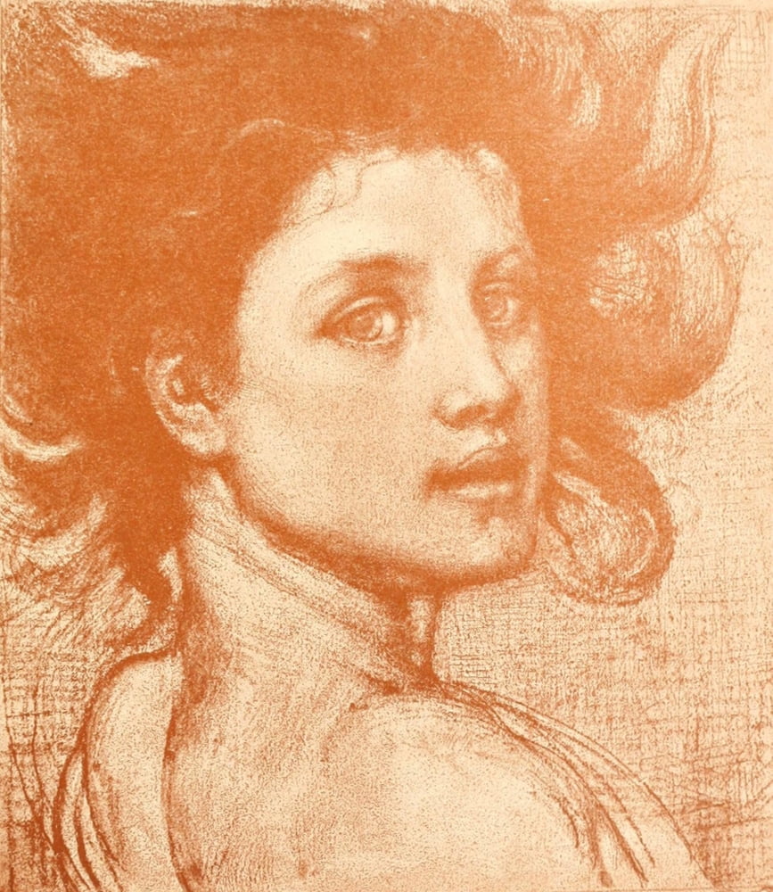 Posterazzi The Studio 1903 A Bacchante Canvas Art - George Wilson (24 x 36)