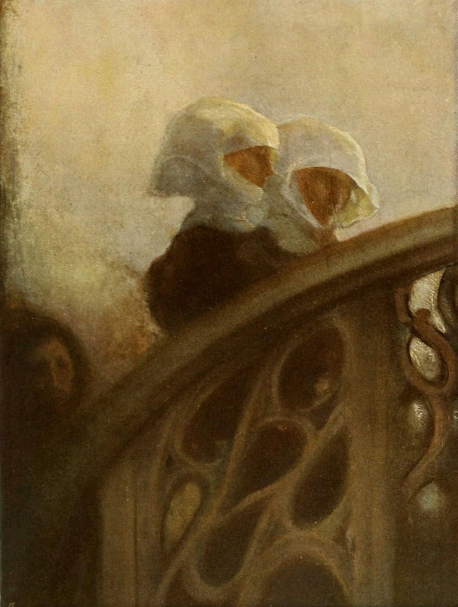 Posterazzi The Studio 1904 Nuns Canvas Art - Gaston La Touche (24 x 36)