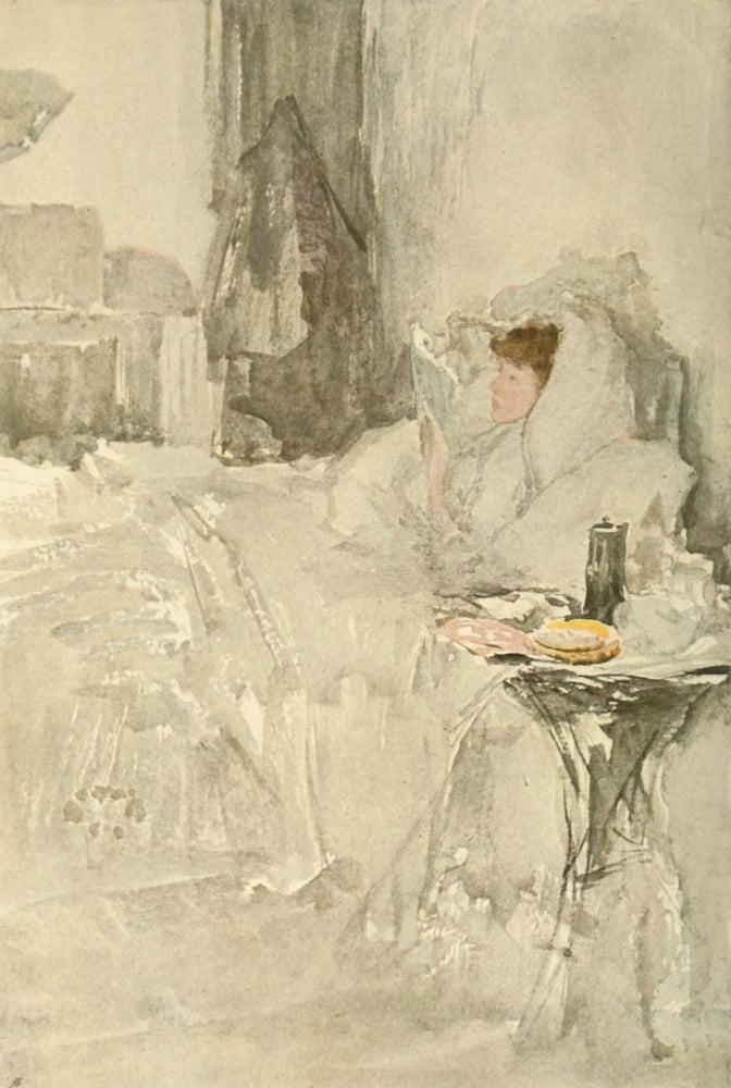 Posterazzi The Studio 1904 The Convalescent Canvas Art - James Whistler (24 x 36)
