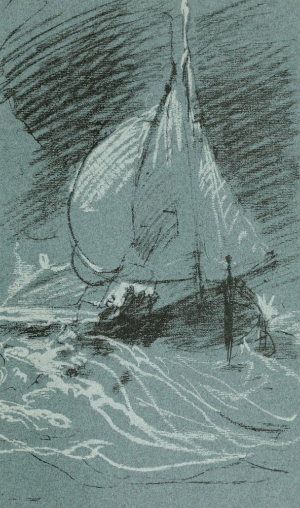 Posterazzi The Studio 1907 A Marine study Canvas Art - JMW Turner (24 x 36)